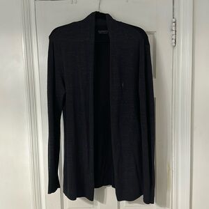 All Saints Open Men’s Cardigan (Blue/Navy Two Tone) Size XS